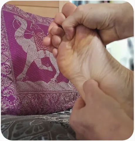 Feet reflexology